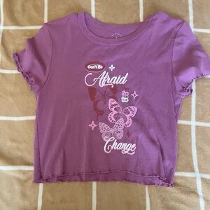 Purple Graphic T-Shirt